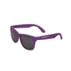 aerial view a purple single tone matte plastic sunglasses, image 1 of 2