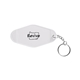 aerial view a white recycled abs motel keychain, image 1 of 4