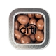 a group of window tin with choc peanuts