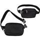 aerial view a jet black aeroloft(r) anywhere drift belt bag, image 1 of 3