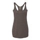 aerial view a macchiato next level womens triblend racerback tank, image 1 of 3