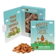 aerial view a group of book window box - roasted unsalted almonds, image 1 of 4