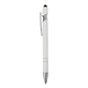 aerial view a white denton soft - touch pen w / stylus, image 1 of 2