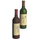 Promotional Wine Bottle Squeezie - Red or White - Stress reliever