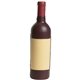 Promotional Wine Bottle Squeezie - Red or White - Stress reliever