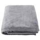 aerial view a light gray snuggle up soft - textured blanket, image 1 of 2