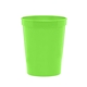 aerial view a neon green 16 oz touchdown stadium cup, image 1 of 2