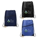 a group of robin rpet drawstring bag