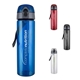 a group of 32 oz water bottle with trekker lid