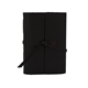 aerial view a black leather leather & country red linen accent linen accent cooper large journal, image 1 of 2