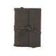 aerial view a slate gray leather leather & green linen accent linen accent cooper large journal, image 1 of 2
