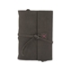 aerial view a slate gray leather leather & fuchsia linen accent linen accent cooper large journal, image 1 of 2