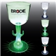 7 oz Light Up Novelty Stem Plastic Wine Glass