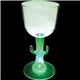 7 oz Light Up Novelty Stem Plastic Wine Glass