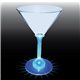 7 oz Light Up Standard Stem Plastic Martini Glass