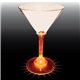 7 oz Light Up Standard Stem Plastic Martini Glass