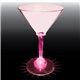 7 oz Light Up Standard Stem Plastic Martini Glass