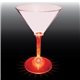 7 oz Light Up Standard Stem Plastic Martini Glass