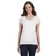 Promotional Gildan SoftStyle(R) 4.5 oz Fitted V - Neck T - Shirt - NEUTRALS