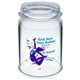 a clear 16 oz custom acrylic mason jar cup