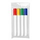 Promotional Washable Marker Four Pack In Plastic Pouch