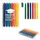 6- Piece Retractable Crayons In Case