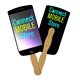 Promotional Cell Phone Fast Fan - Paper Products - (2 Sides)