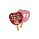 a white palm leaf auction sandwiched hand fan full color - paper products