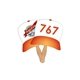 a white baseball hat auction sandwiched hand fan full color - paper products