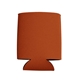 aerial view a burnt orange kan tastic foam pocket can holder, image 1 of 4