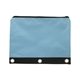 a blue fabric school pouch