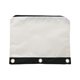 a white fabric school pouch