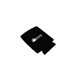 aerial view a black silkscreened neoprene can cooler, image 1 of 2