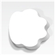 aerial view a paw souvenir(r) sticky note(tm) 3 x 3 die cut pad, 25 sheet, image 1 of 3