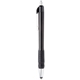 aerial view a black maxglide click(tm) metallic stylus pen (pat d712, 479), image 1 of 2