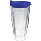 a royal 24 oz thermal dual walled travel tumbler - white printed insert