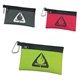 Promotional Two - tone Polyester Zip Tote with Carabiner