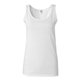 Promotional Gildan - Junior Fit Softstyle Tank Top - WHITE