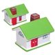 aerial view a lime green/white house - stress reliever, image 1 of 2