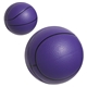 aerial view a purple basketball stress reliever, image 1 of 2