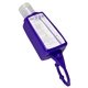 aerial view a purple gel go 1 oz hand sanitizer, image 1 of 2
