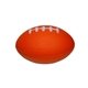 aerial view a orange football stress ball, image 1 of 3