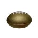aerial view a gold football stress ball, image 1 of 3