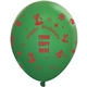 a happy holidays 11 crystal latex wrap balloons