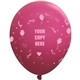 a confetti 11 crystal latex wrap balloons