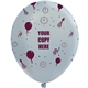 a all-around 11 crystal latex wrap balloons