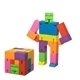 Promotional Areaware Cubebot Small Multicolored