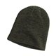 aerial view a olive/black big accessories ribbed marled beanie - all, image 1 of 2