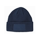 a navy big accessories patch beanie - all
