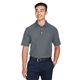 aerial view a graphite devon jones mens drytec20(tm) performance pocket polo - all, image 1 of 7